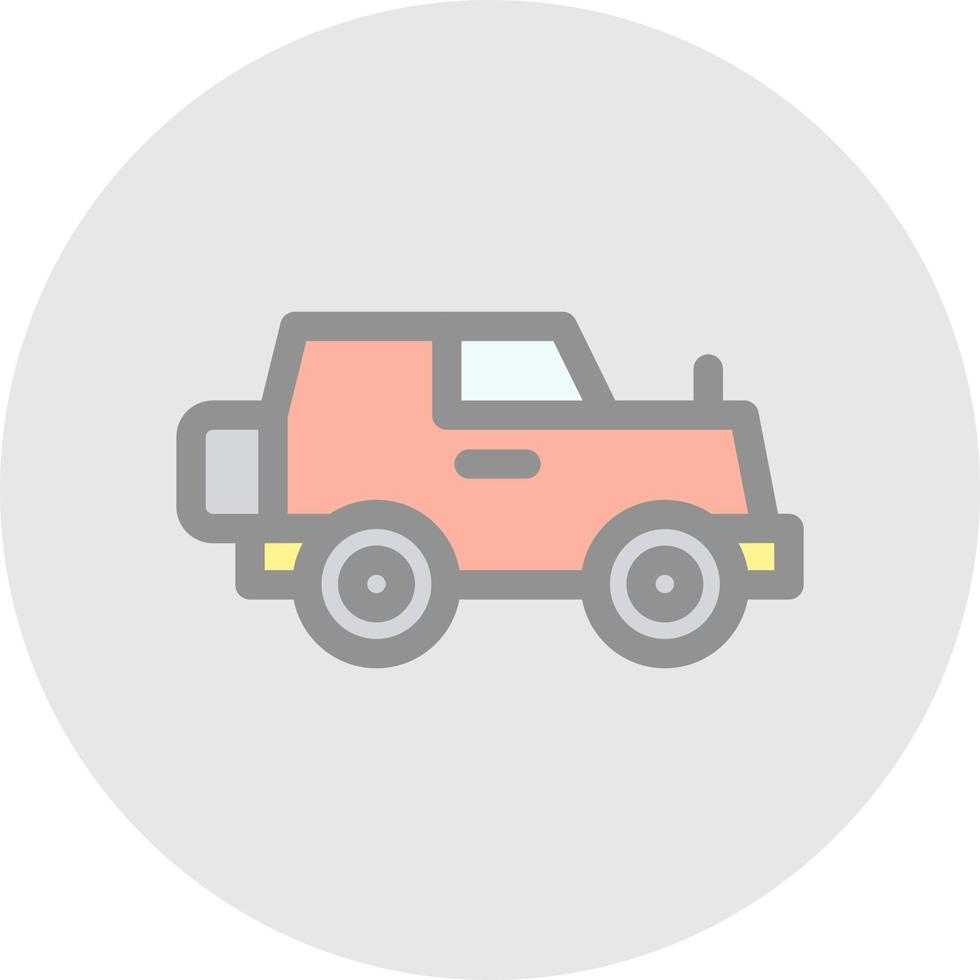 Offroad Vector Icon Design