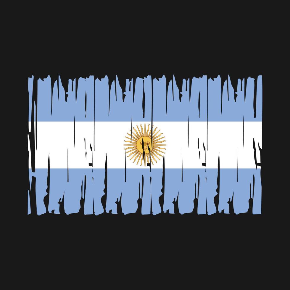 vector de bandera argentina