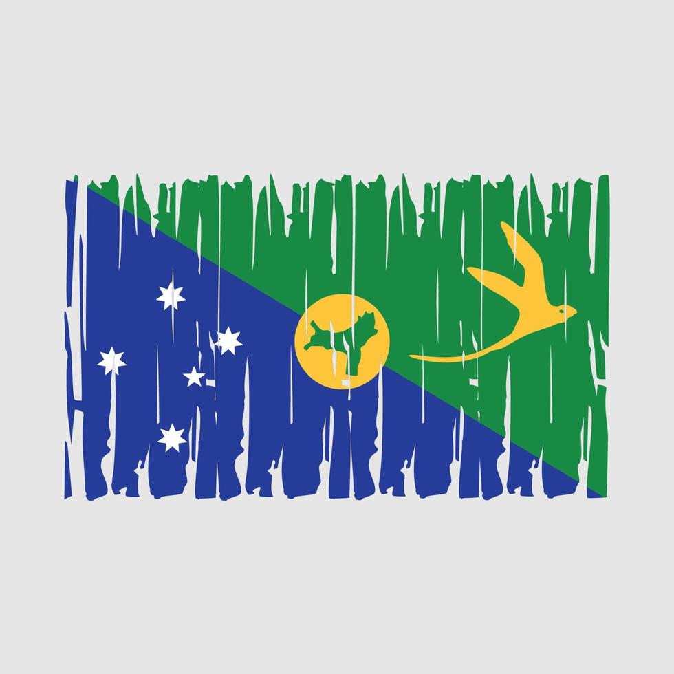 Christmas Islands Flag Vector