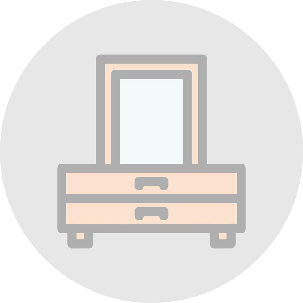 Dresser Vector Icon Design