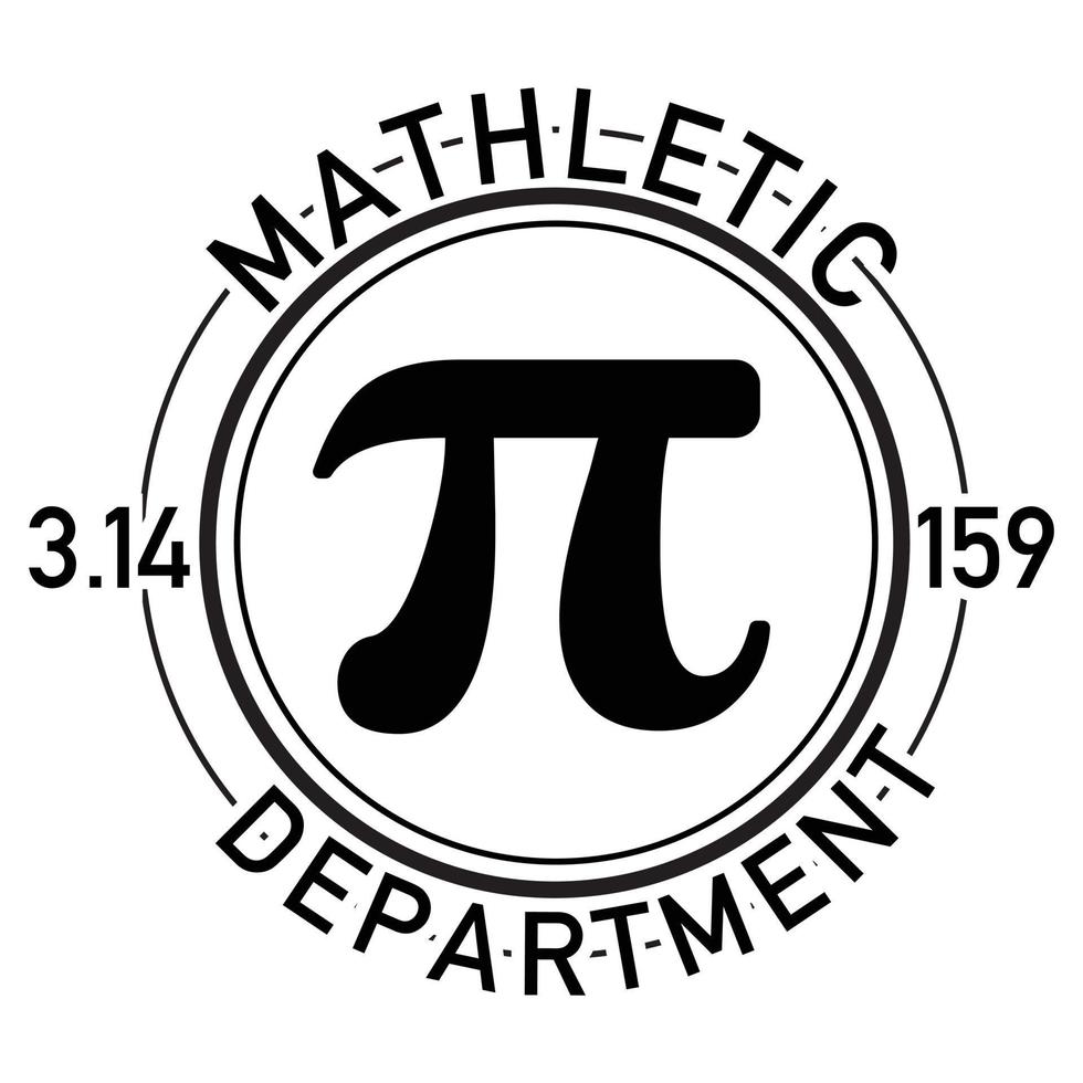 mathletic deparment t-shirt vector