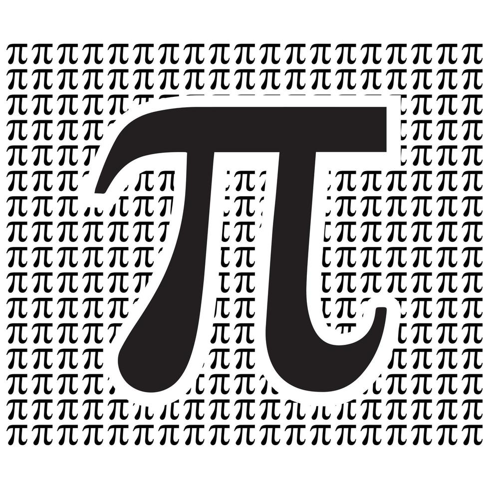 Pi black Vector t-shirt