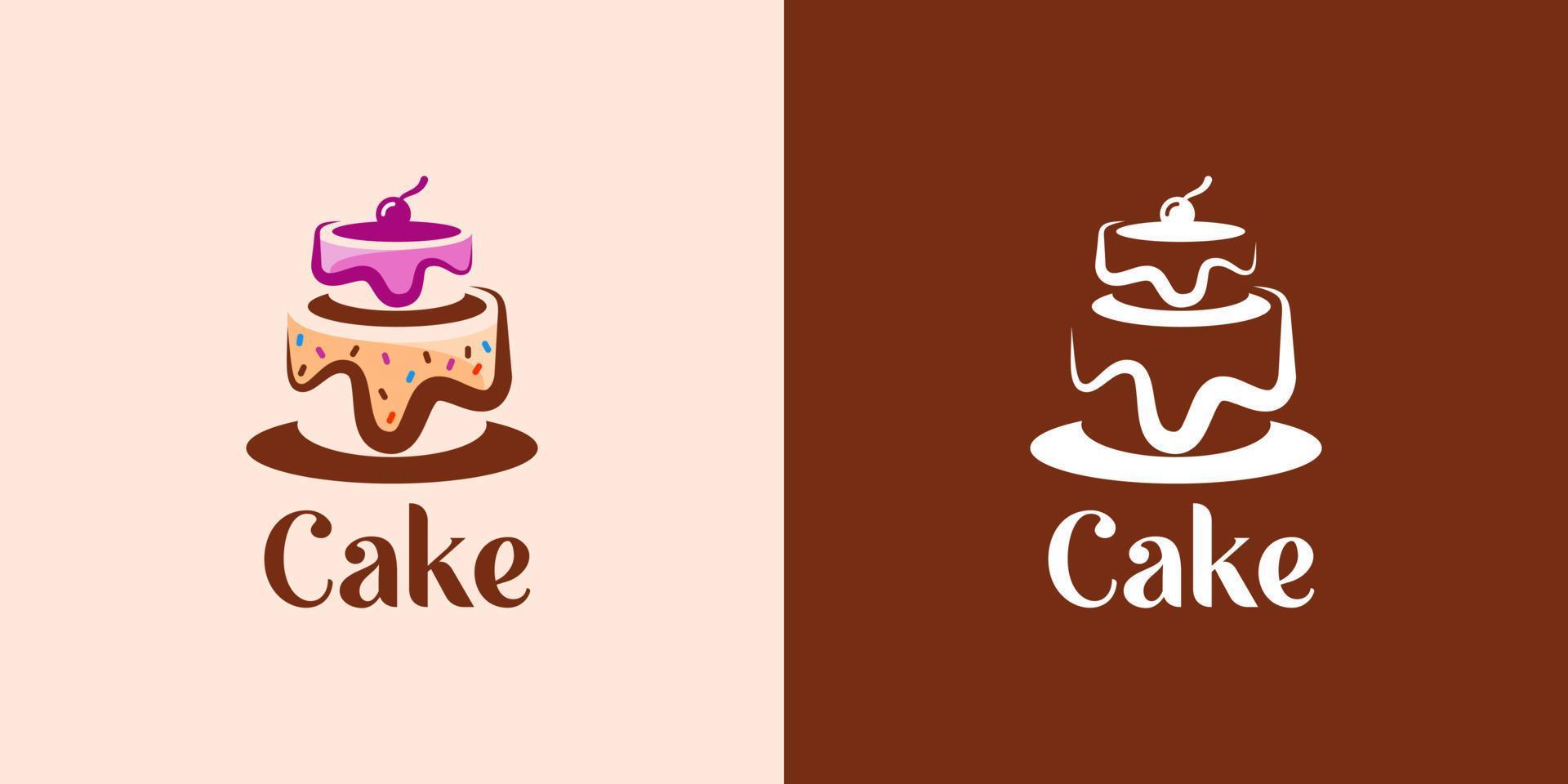 cake logo vector