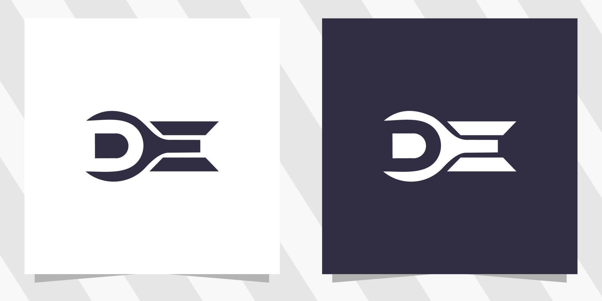 letra Delaware ed logo diseño vector