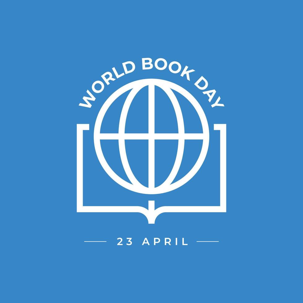 World book day design template vector