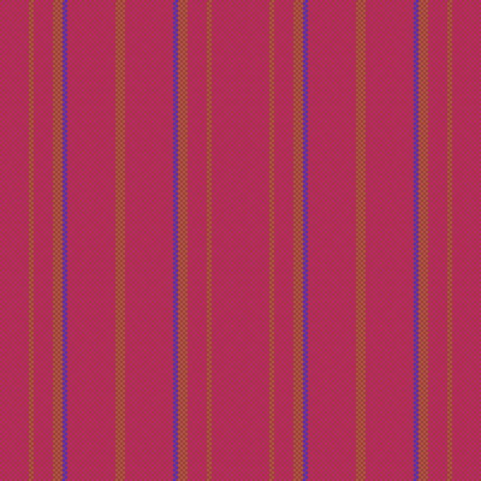 Fabric stripe seamless. Pattern textile lines. Vertical background vector texture.