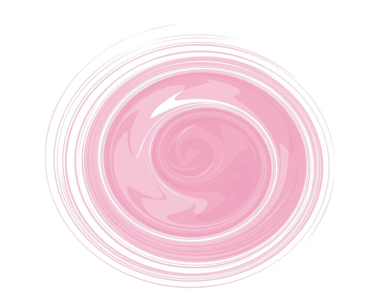 Abstract pink watercolor paint on white background vector