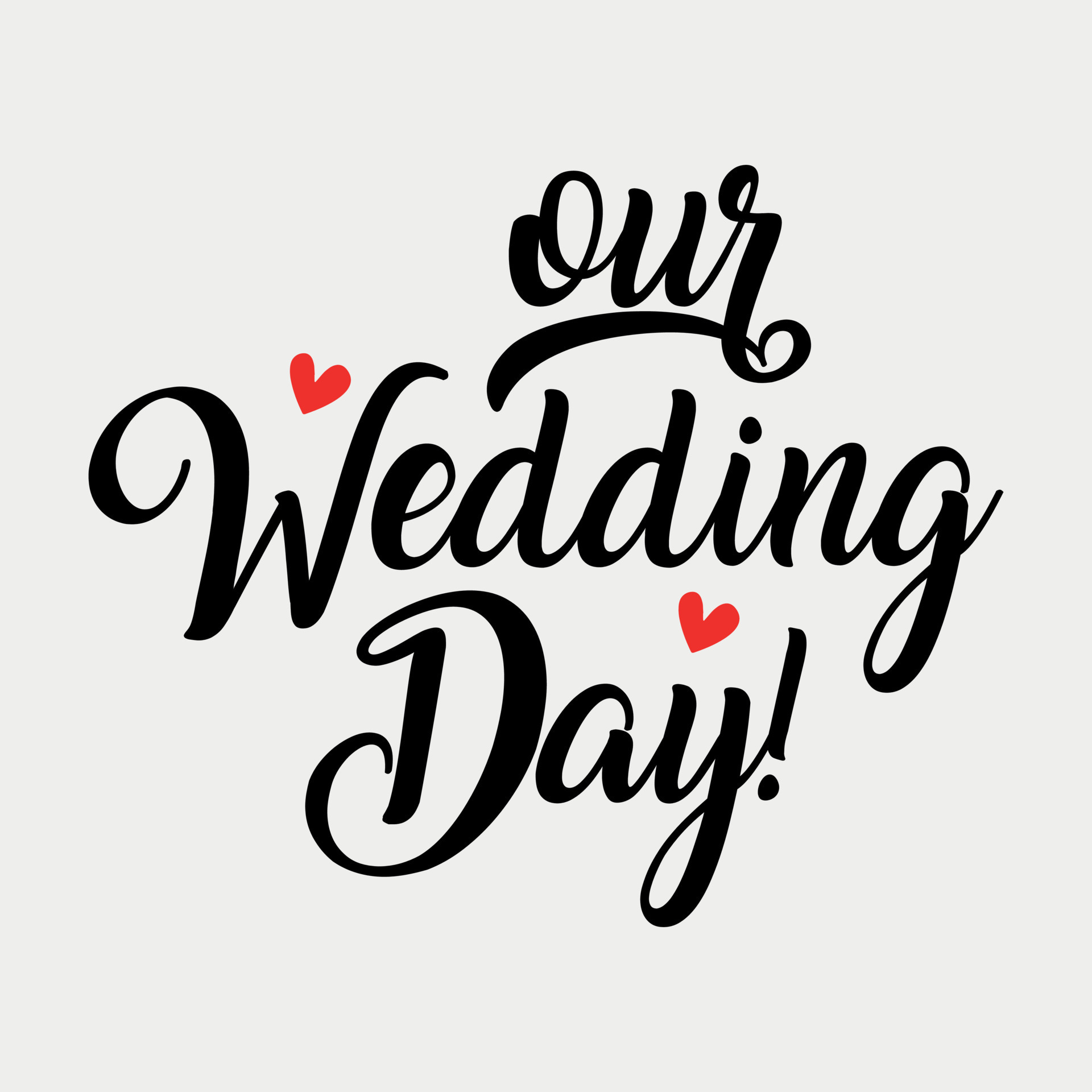 Our Wedding Day Lettering Vector Illustration 20382387 Vector Art At Our Wedding Day Lettering Vector Illustration 20382387 Vector Art At
