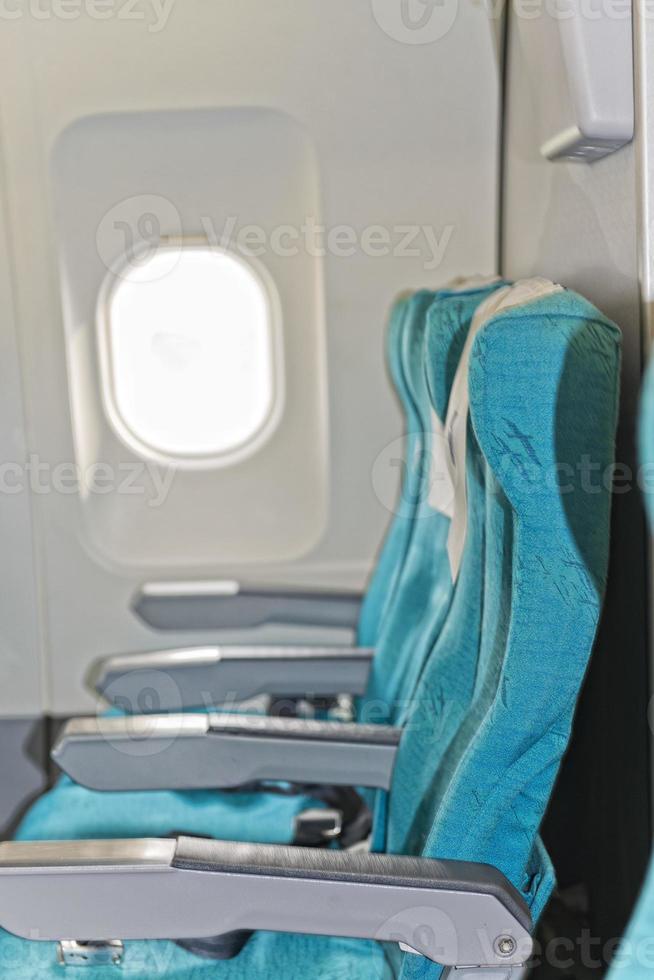 airplane seats economy photo