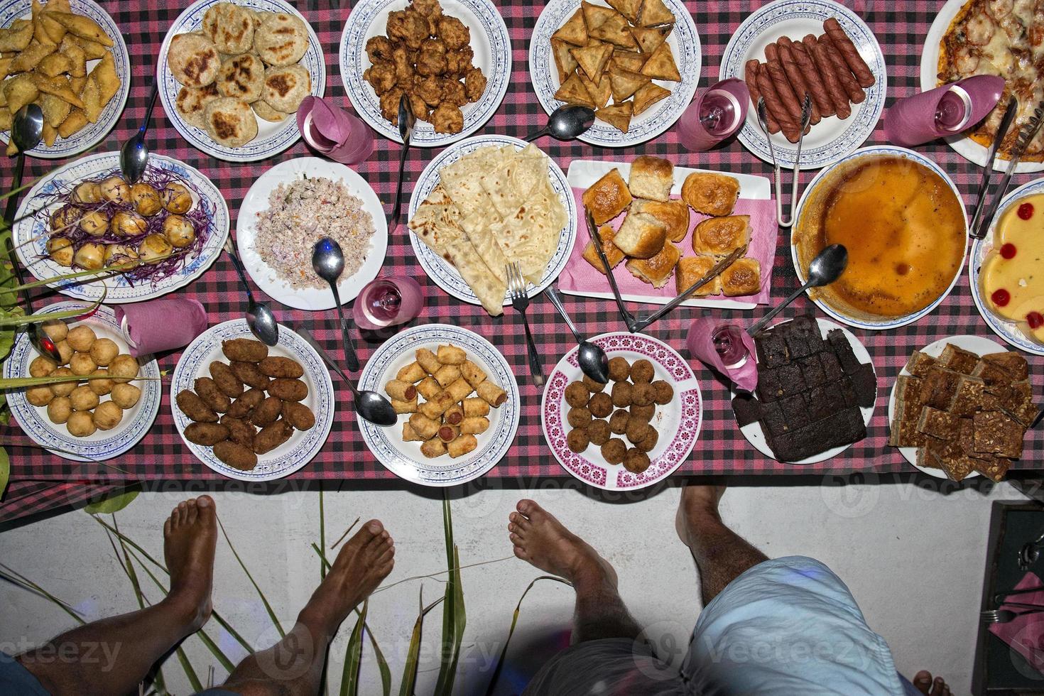 maldives food detail photo