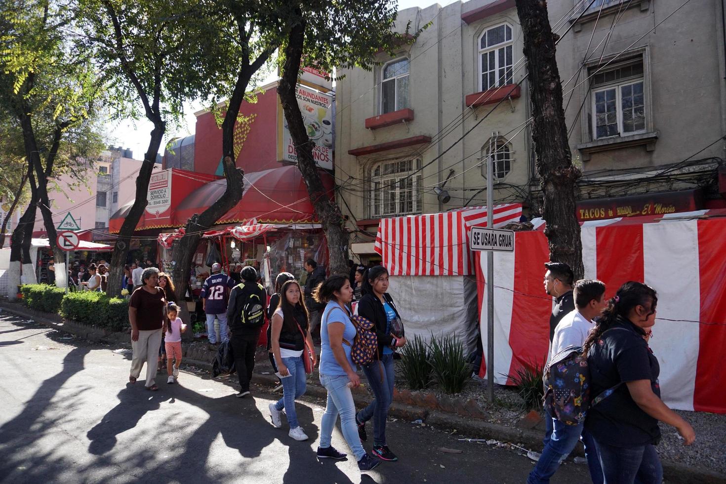 MEXICO CITY, MEXICO - NOVEMBER 5 2017 - Day of dead celebration photo