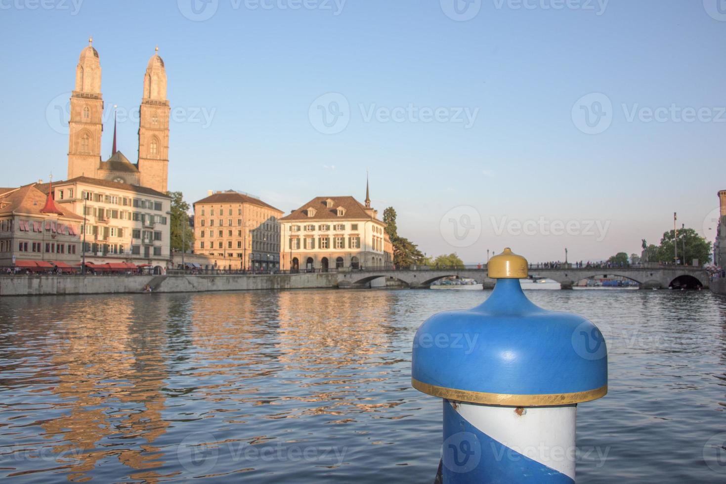 Zurich Dome view at sunset photo