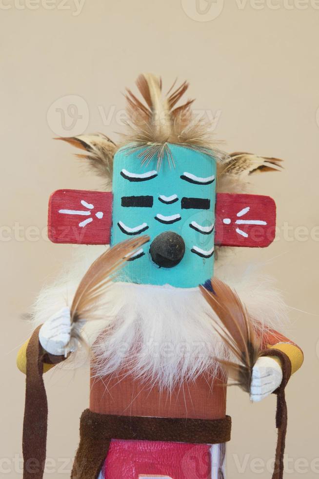 Navajo Indian Kachina doll detail photo