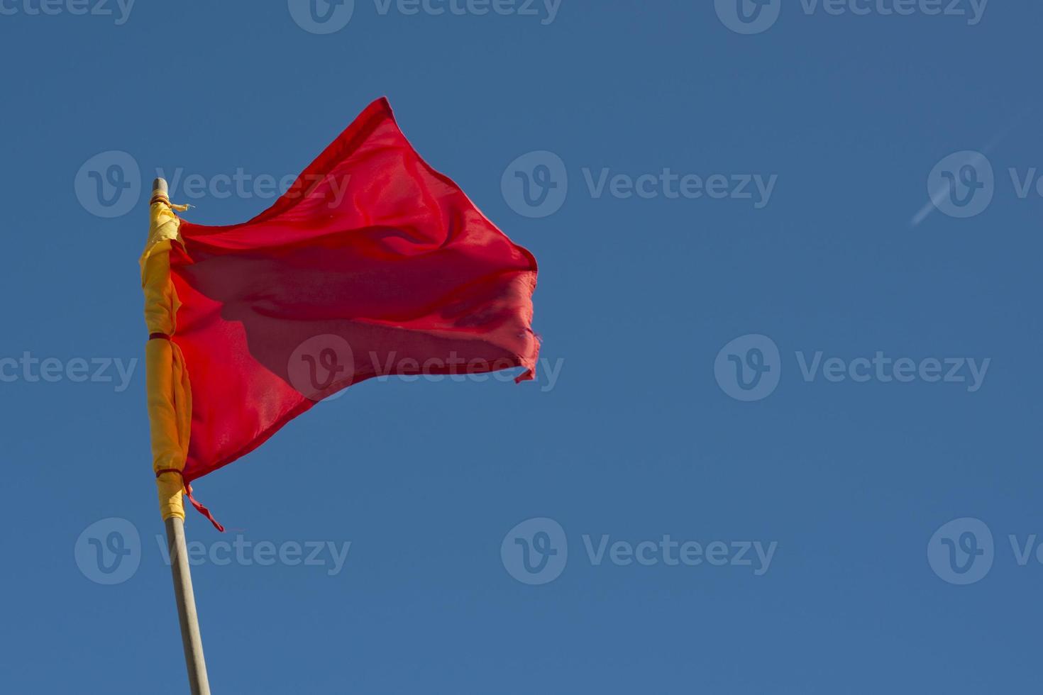 rojo bandera Costura foto