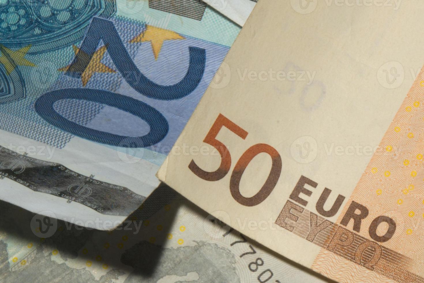 Euro Currency paper detail photo