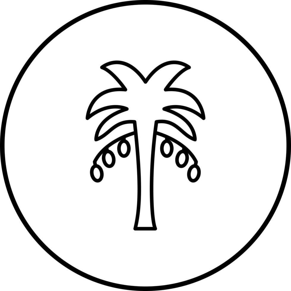 Coconut trees Vector Icon
