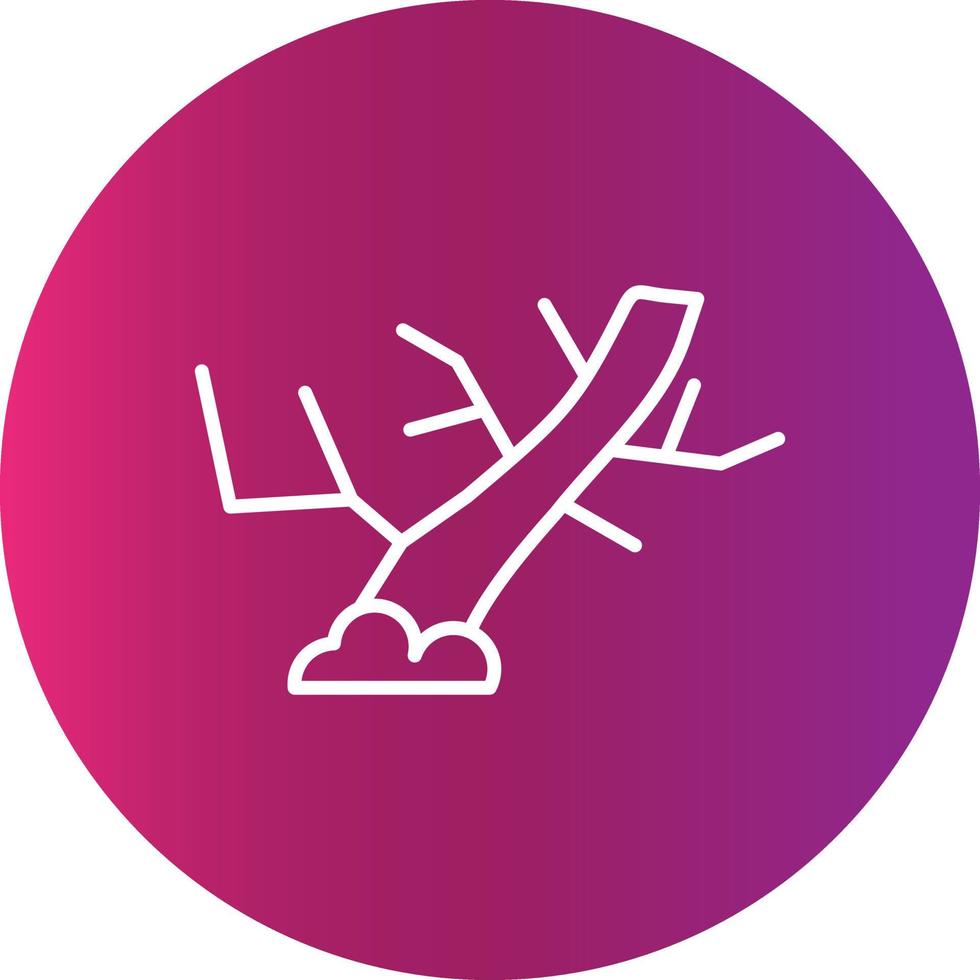 Dead Tree Creative Icon vector