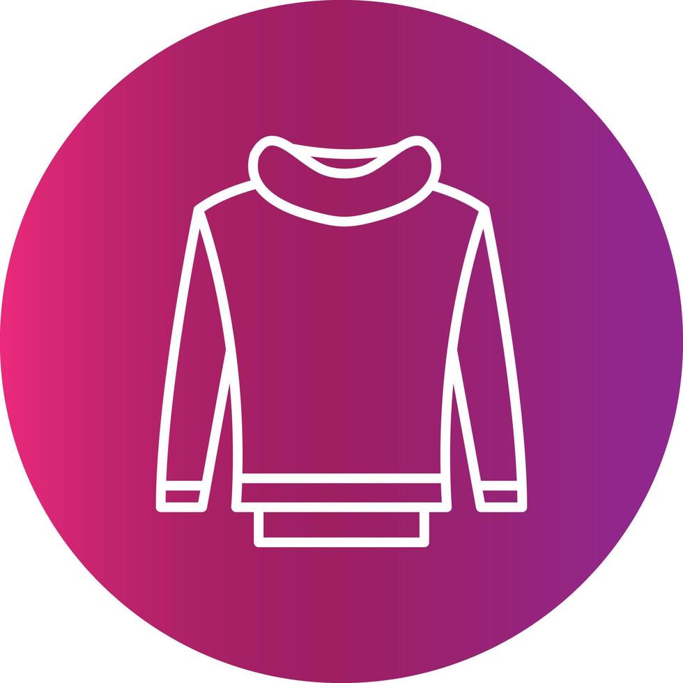 Sweatshirt Creative Icon vector