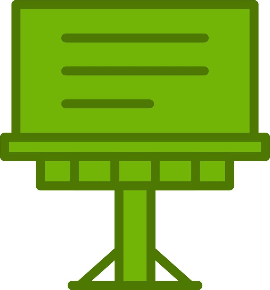 Billboard Vector Icon