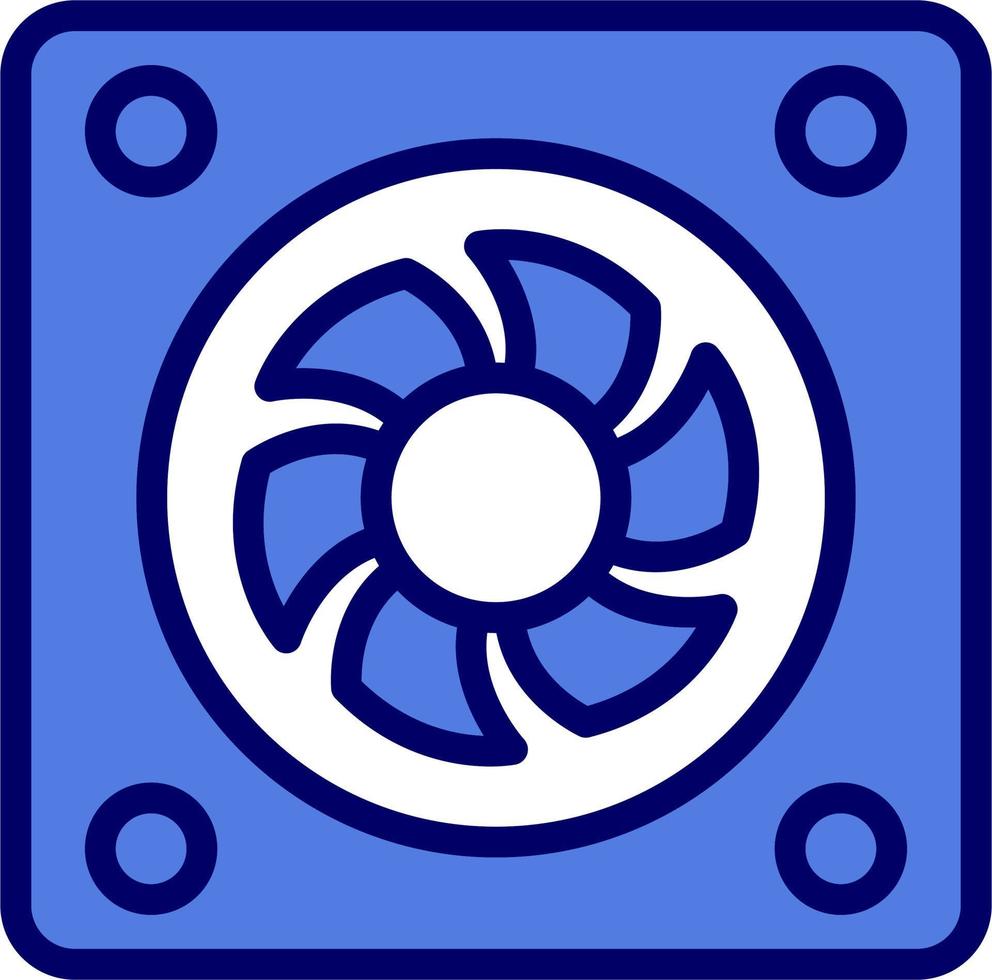 Cooling Fan Vector Icon