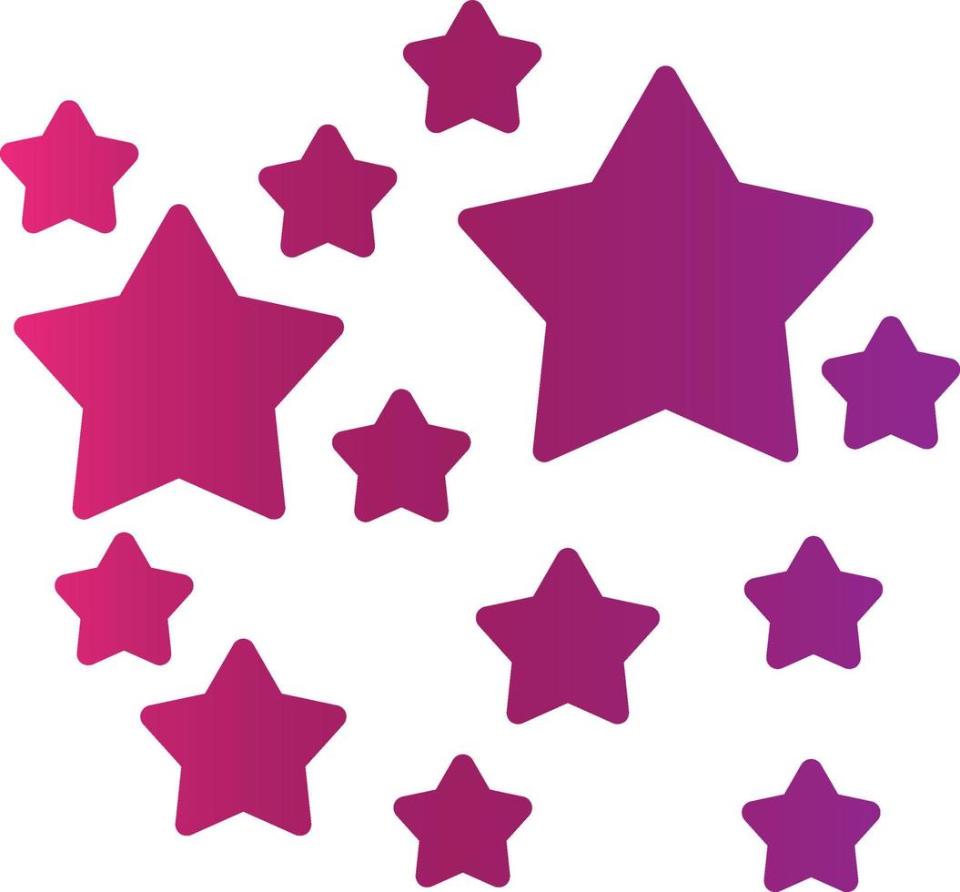 Stars Creative Icon Design vector