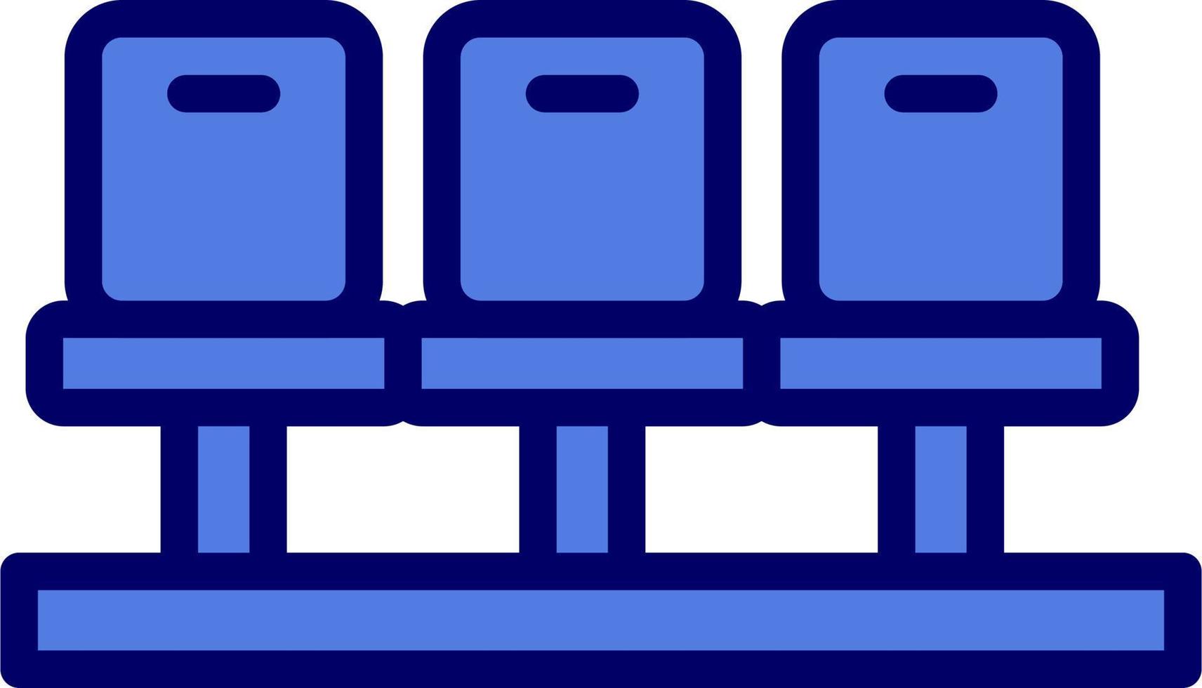 icono de vector de asientos