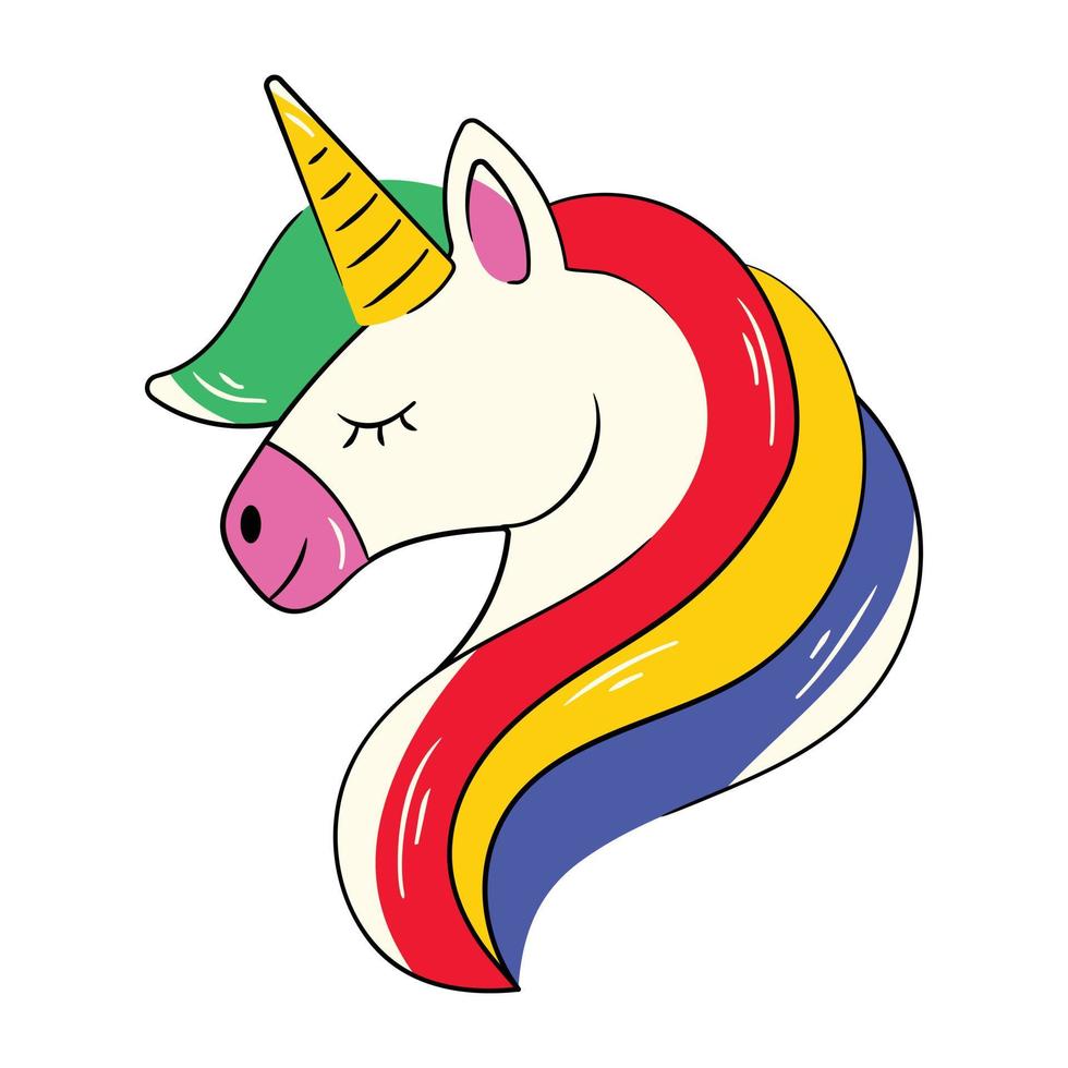 de moda unicornio conceptos vector