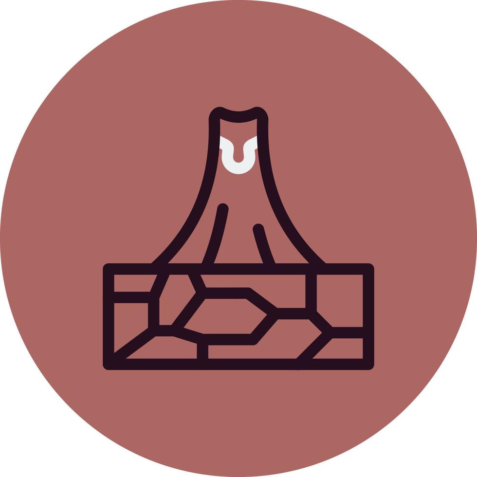 Volcano Vector Icon