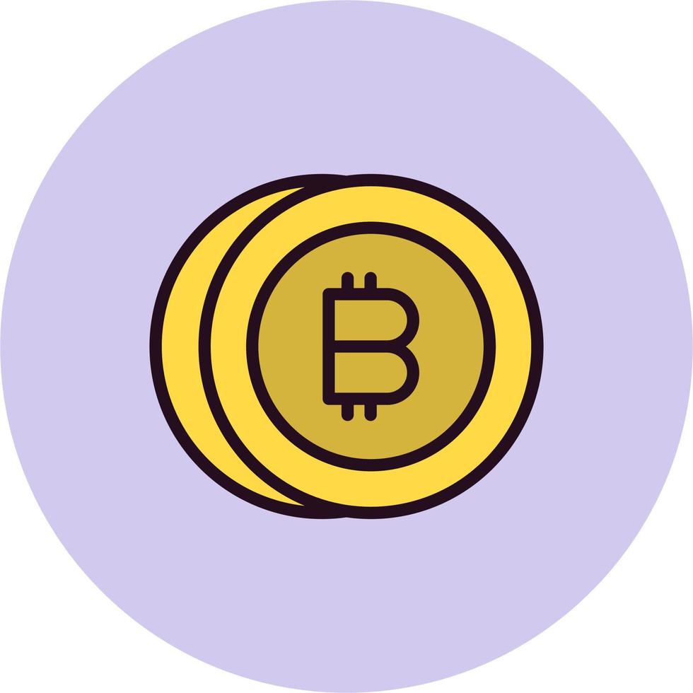 Bit Coin Vector Icon