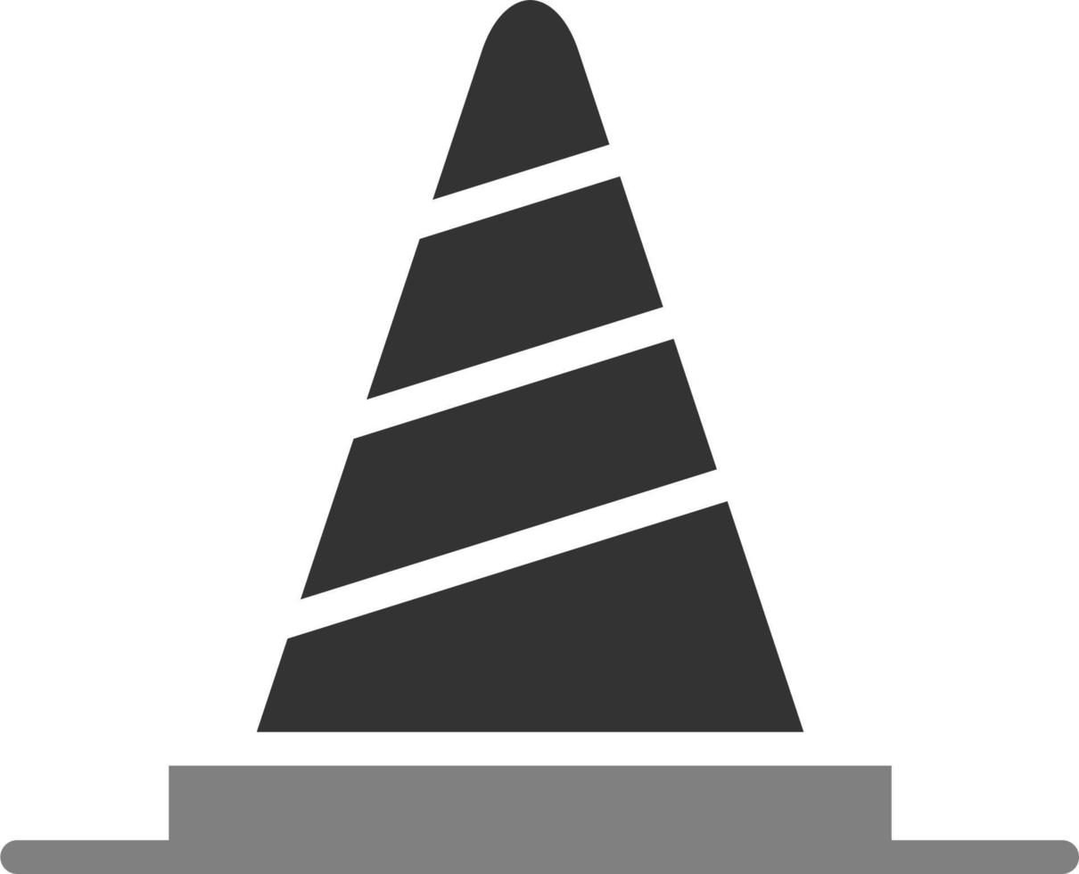 Traffic Cone Vector Icon 20387204 Vector Art at Vecteezy