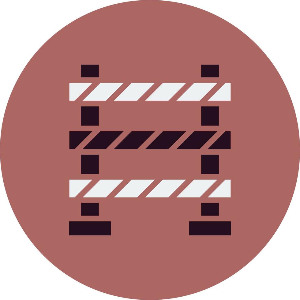 Road Block Vector Icon