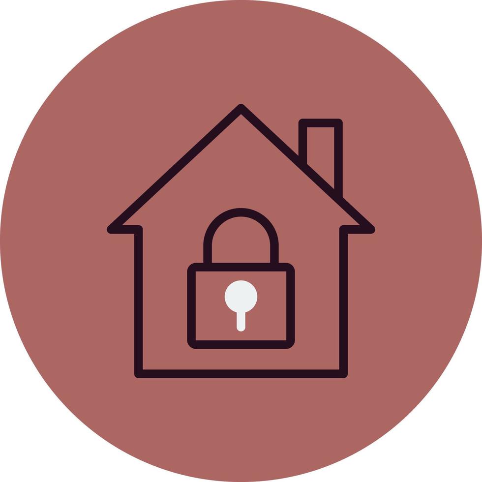 Secure Home Vector Icon