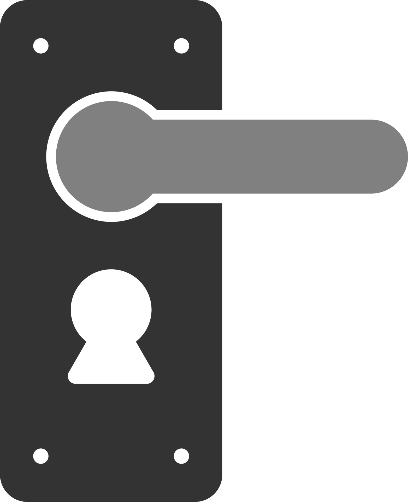 Door Handle Vector Icon 20387255 Vector Art at Vecteezy
