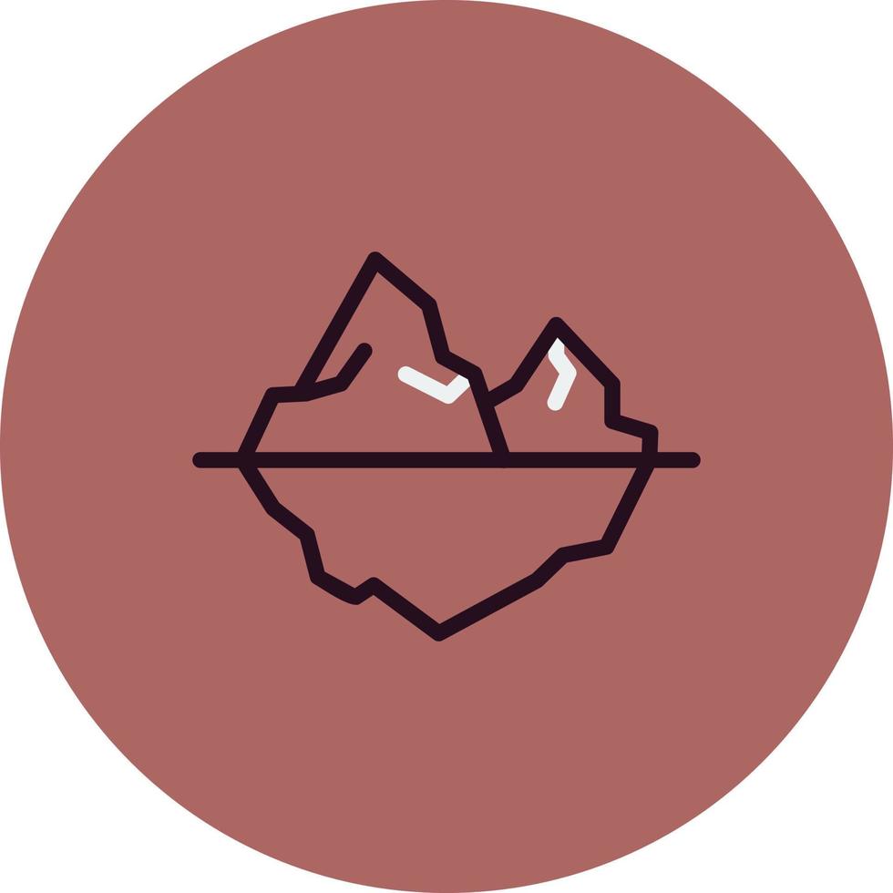 Glacier Vector Icon