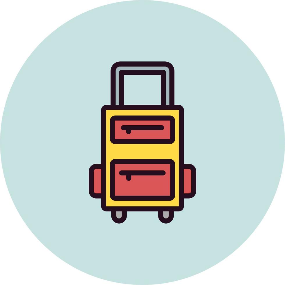 Travel Bag Vector Icon