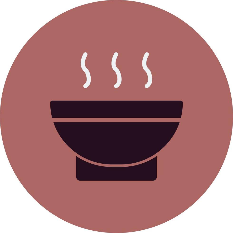 Soup Bowl Vector Icon