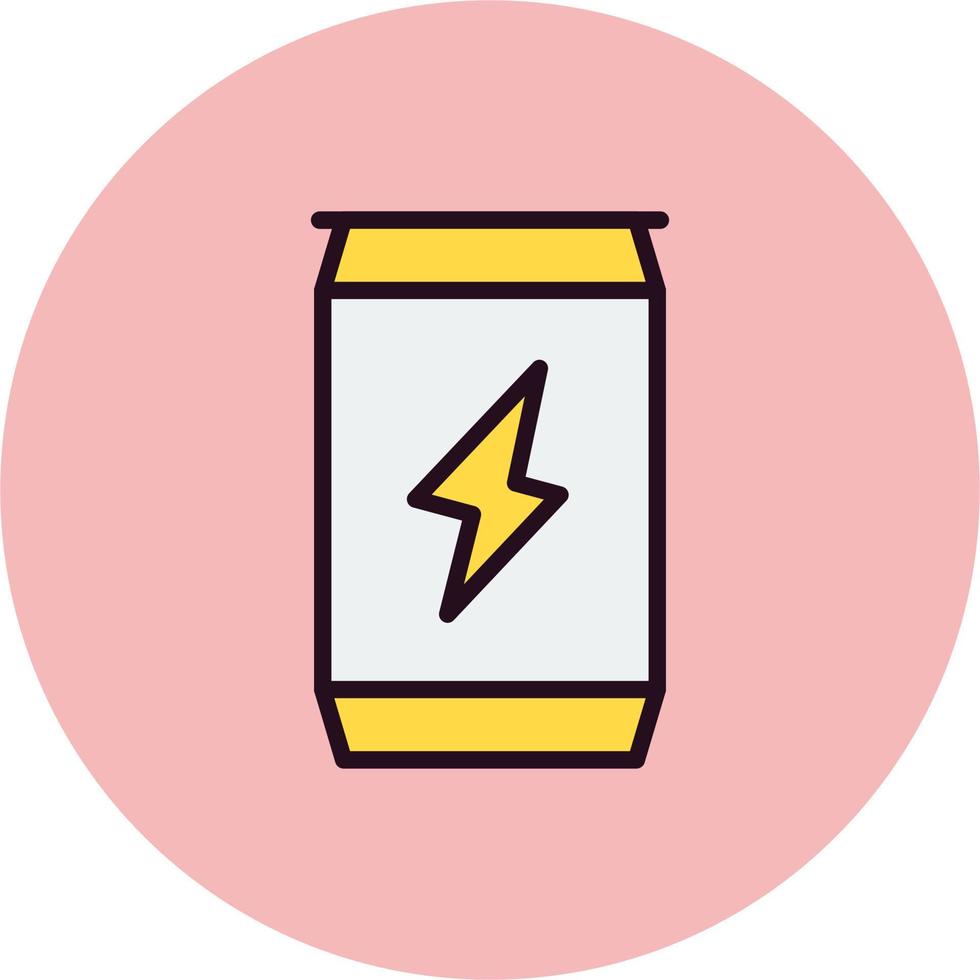 icono de vector de bebida energética