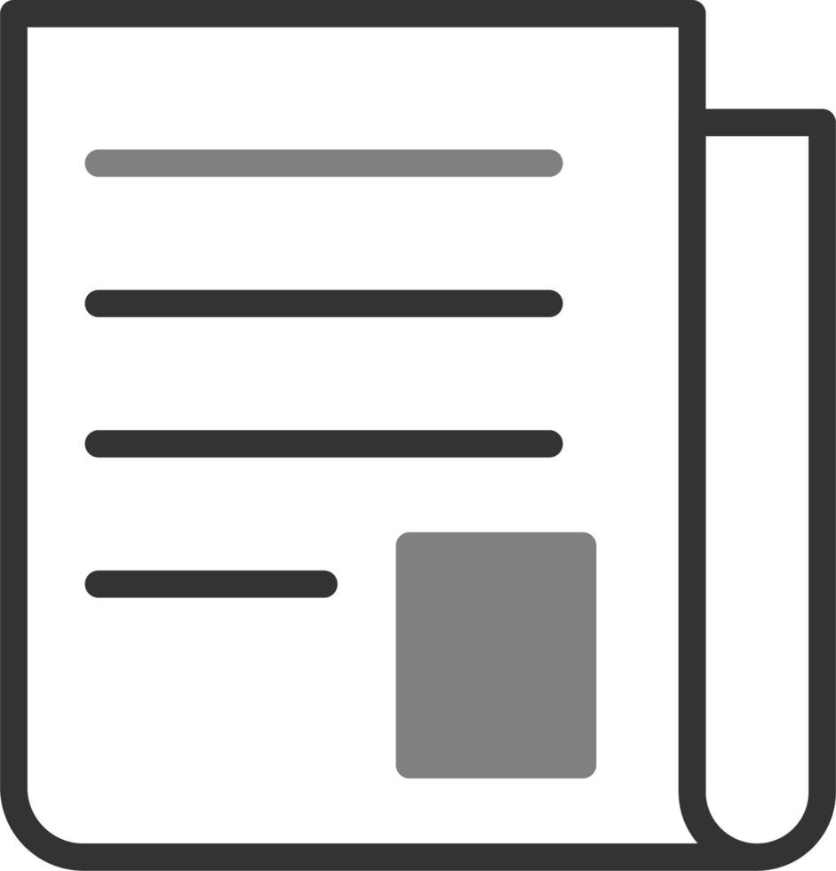Reading News Vector Icon