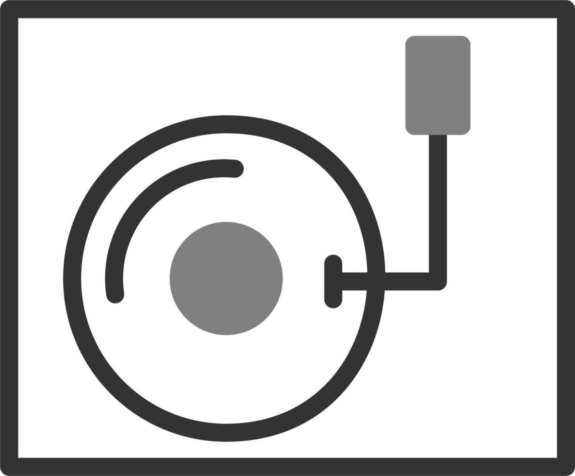 icono de vector de tocadiscos