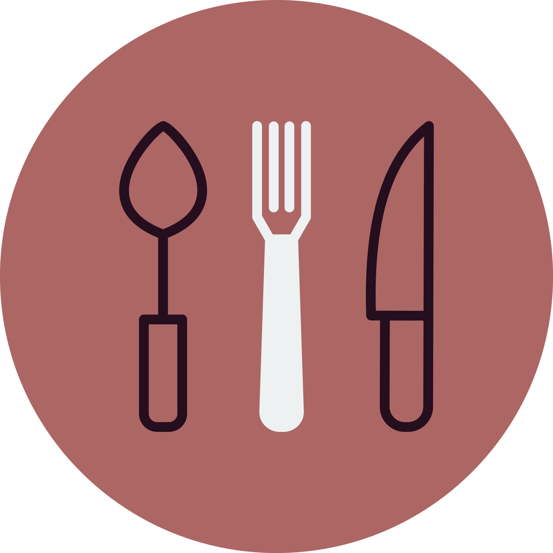 Cutlery Vector Icon 20387690 Vector Art at Vecteezy