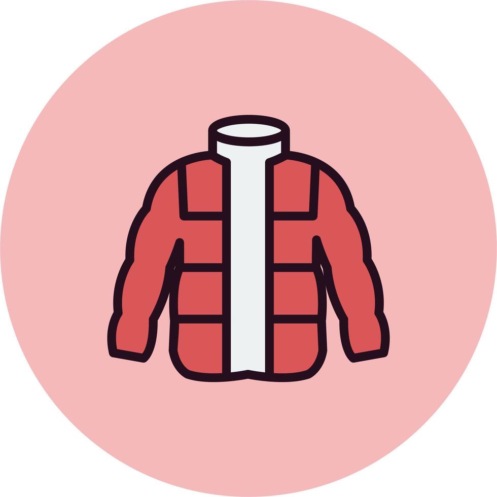 icono de vector de chaqueta