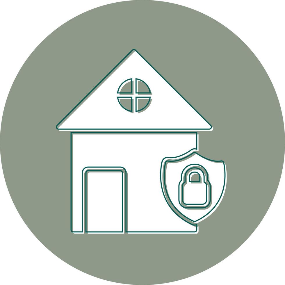 Home Security Vector Icon