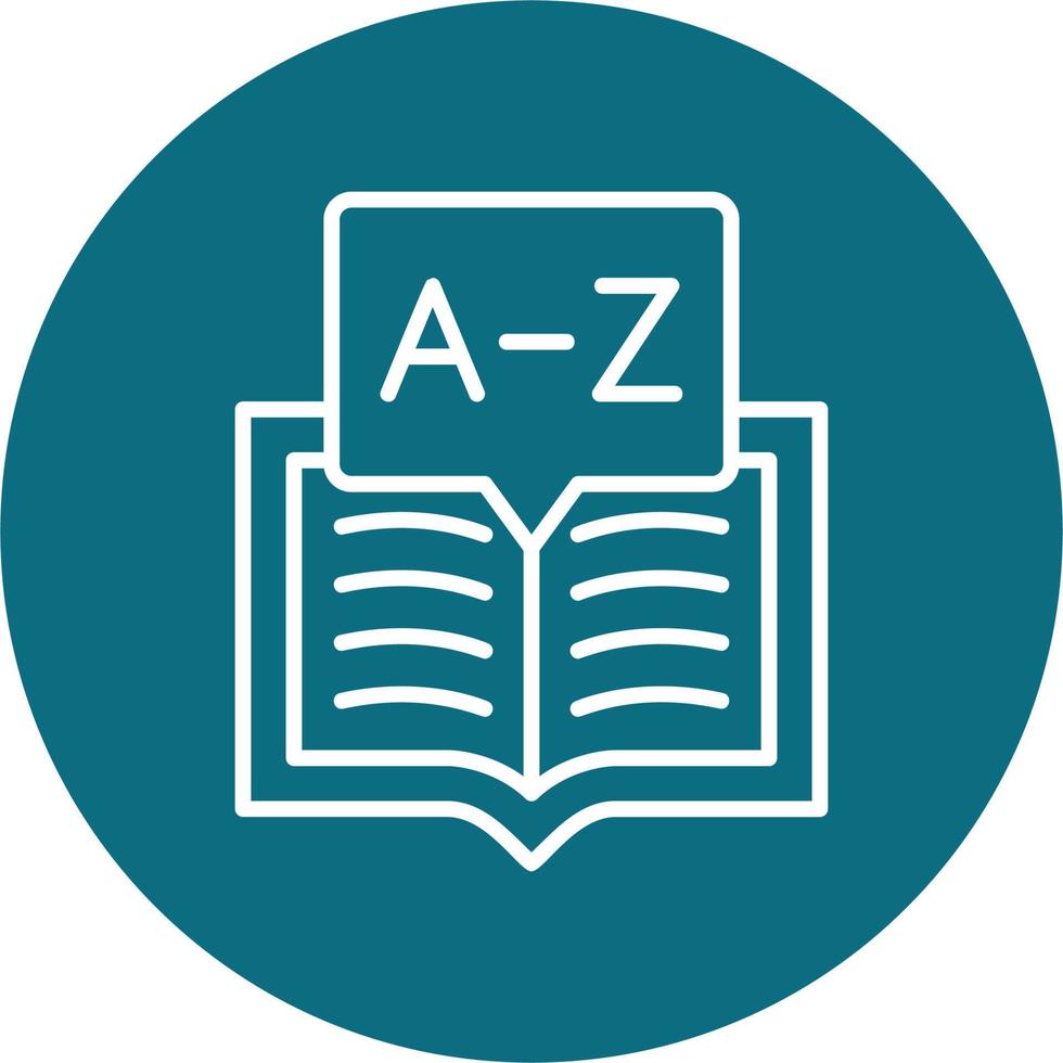 Dictionary Vector Icon