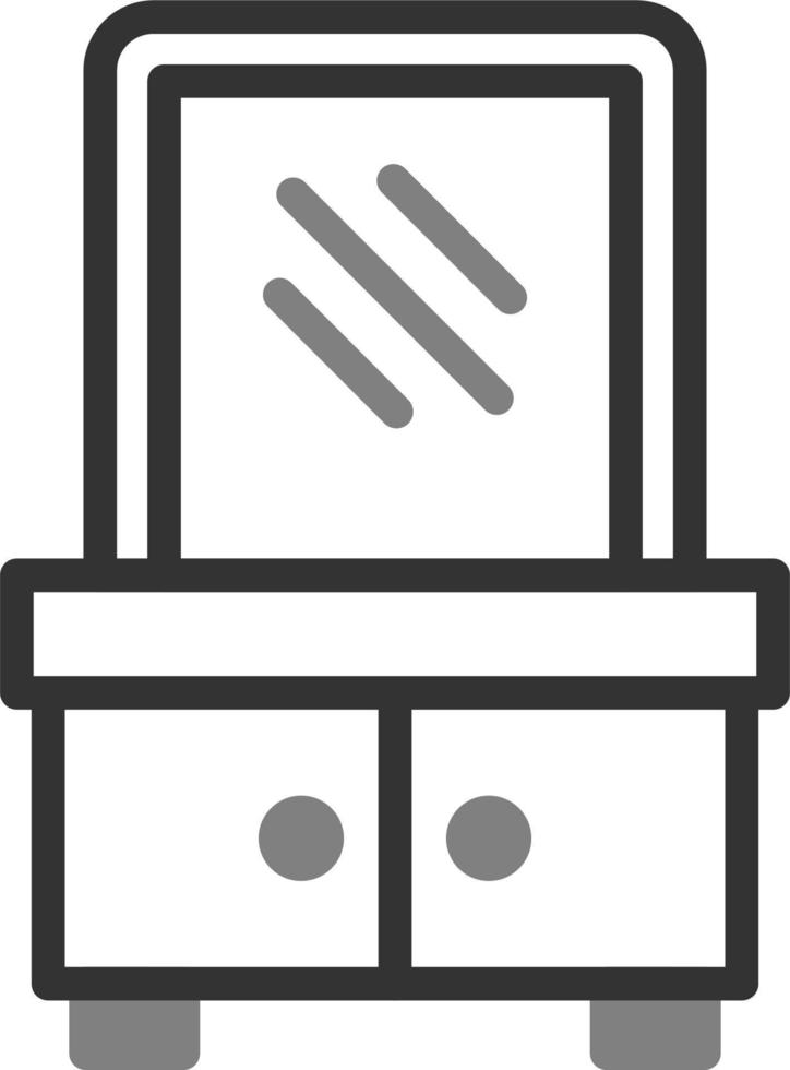 Dressing Table Vector Icon