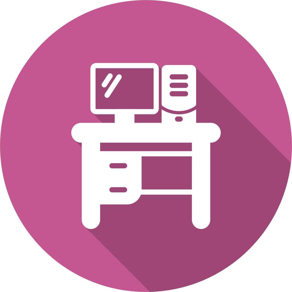Office Table Vector Icon