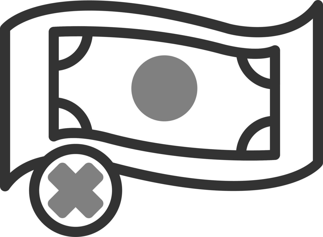 No Money Vector Icon
