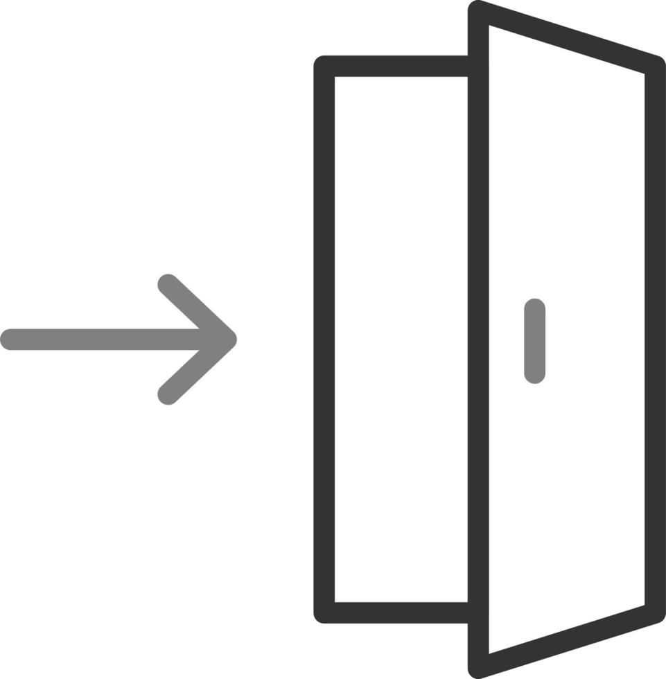 Exit Direction Vector Icon