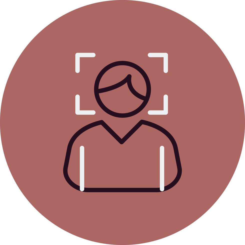 Face Scan Vector Icon