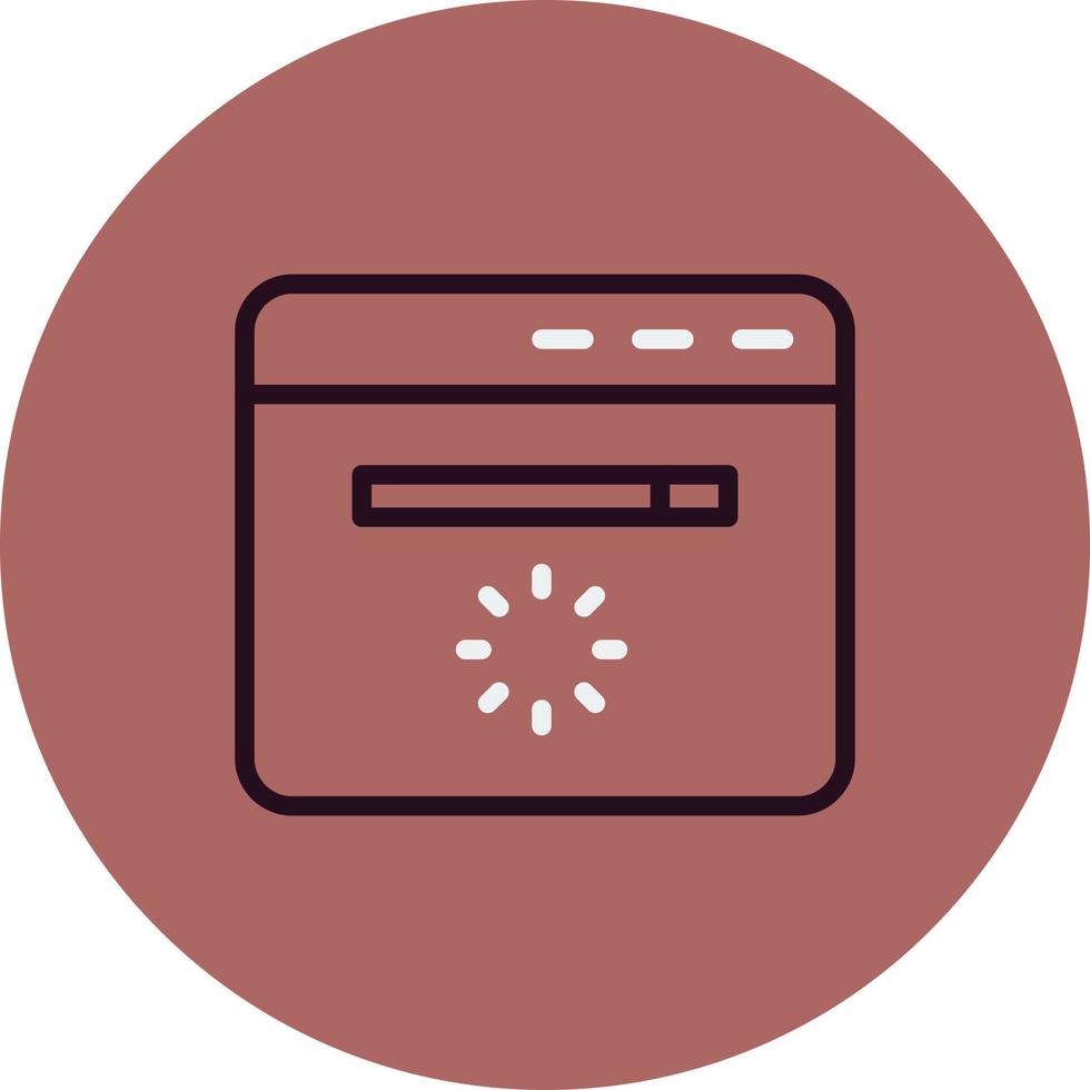 Website Loading Vector Icon