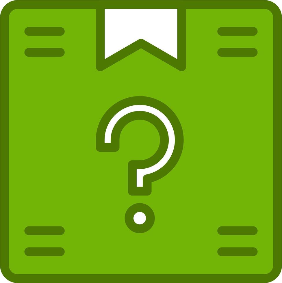 Mystery Box Vector Icon